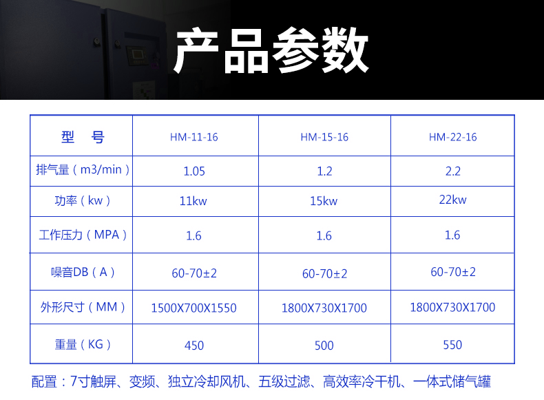 55KW16公斤大型撬裝空氣動(dòng)力站(圖3)